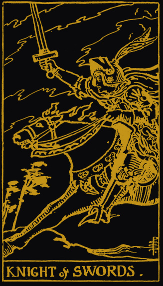 Knight of Swords tarot card