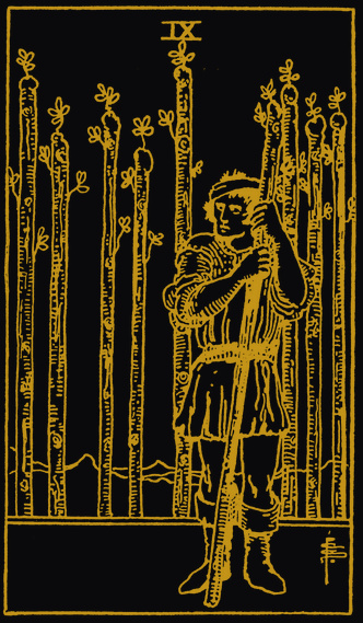 Nine of Wands tarot card