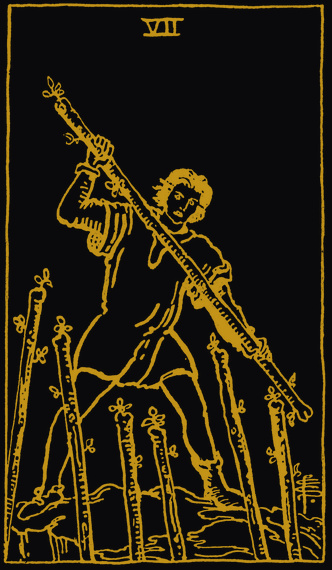 Seven of Wands tarot card