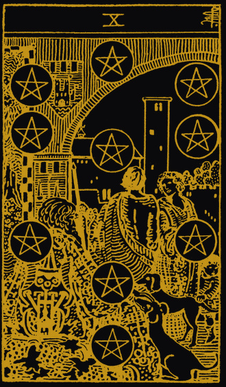 Ten of Pentacles tarot card