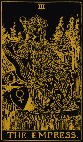 The Empress tarot card (Rider-Waite-Smith)