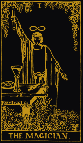 The Magician tarot card (Rider-Waite-Smith)
