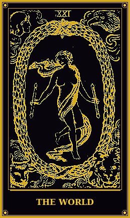 The World tarot card